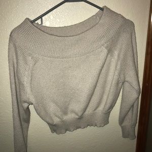 Womens Cropped Sweater